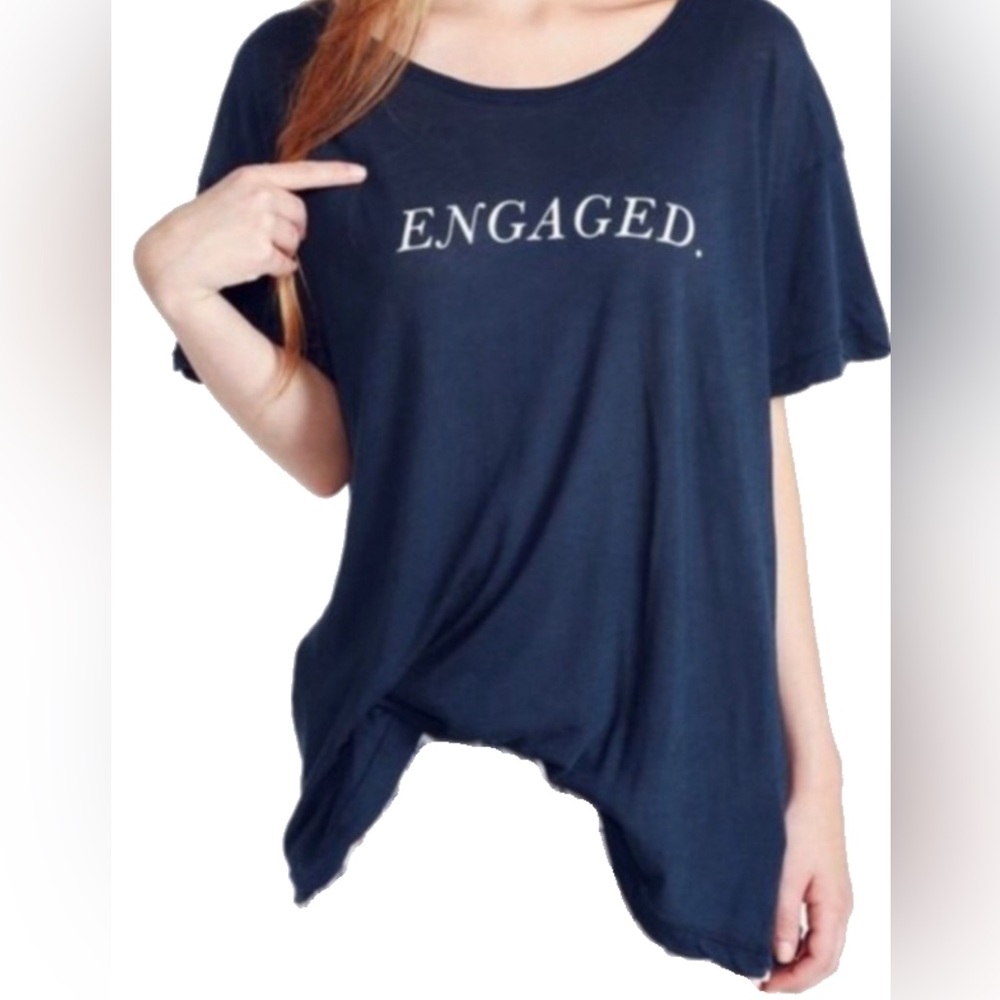 Wildfox Navy Engaged Shirt